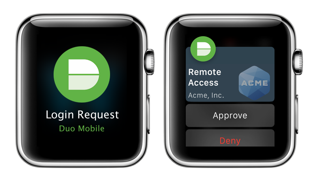Login request DUO Mobile