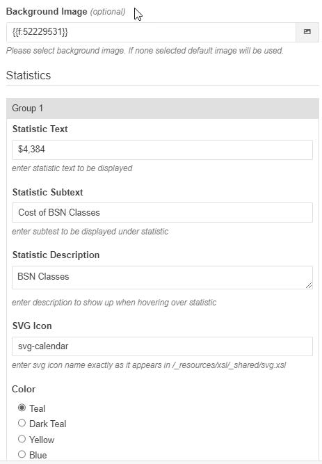 Image showing Insert Statistics Background