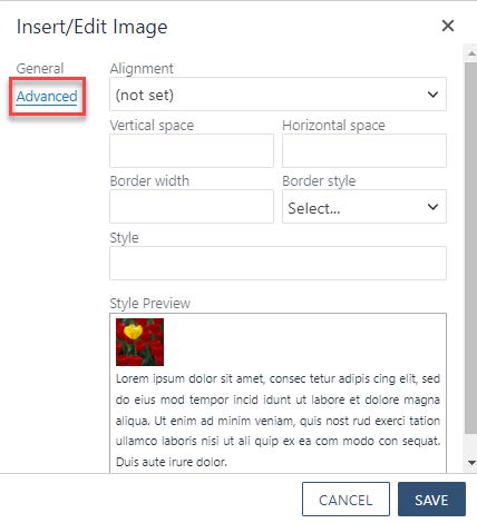 Image showing Advanced image